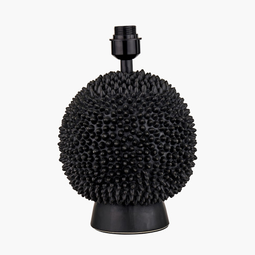 Pacific Lifestyle Wrenley Black Ceramic Sea Urchin Table Lamp Base