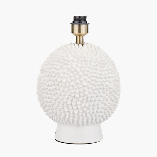 Pacific Lifestyle Wrenley Cream Ceramic Sea Urchin Table Lamp Base
