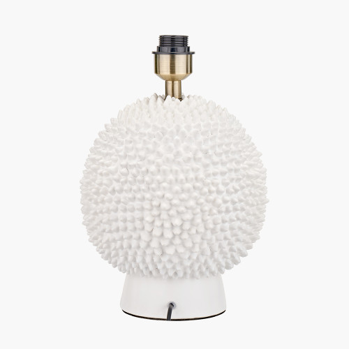 Pacific Lifestyle Wrenley Cream Ceramic Sea Urchin Table Lamp Base