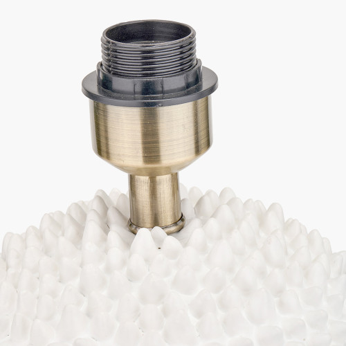 Pacific Lifestyle Wrenley Cream Ceramic Sea Urchin Table Lamp Base