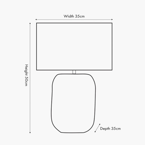 Pacific Lifestyle Zadi Natural Plaited Tall Water Hyacinth Table Lamp