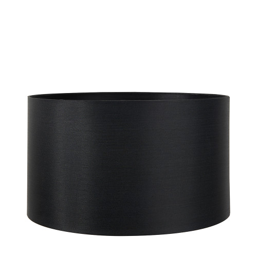 pacific lifestyle Zara 45cm Black Silk Lined Cylinder Lampshade