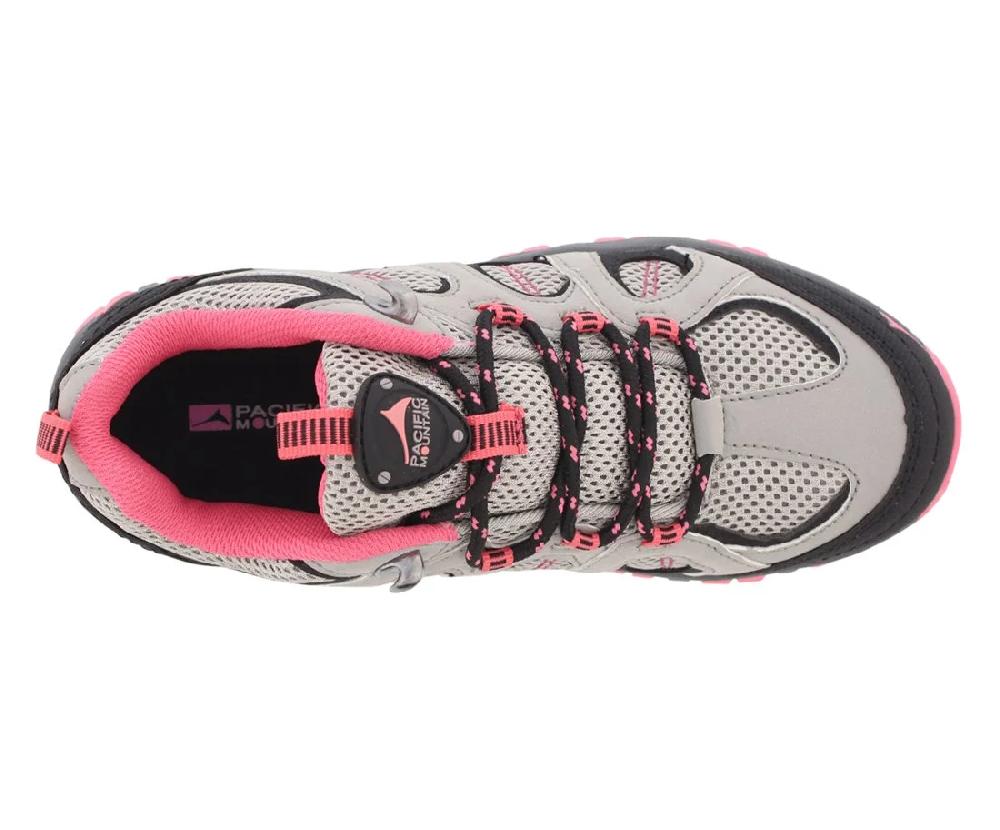 Pacific Mountain Kid's Crestone Low (Light Gray/Peach)