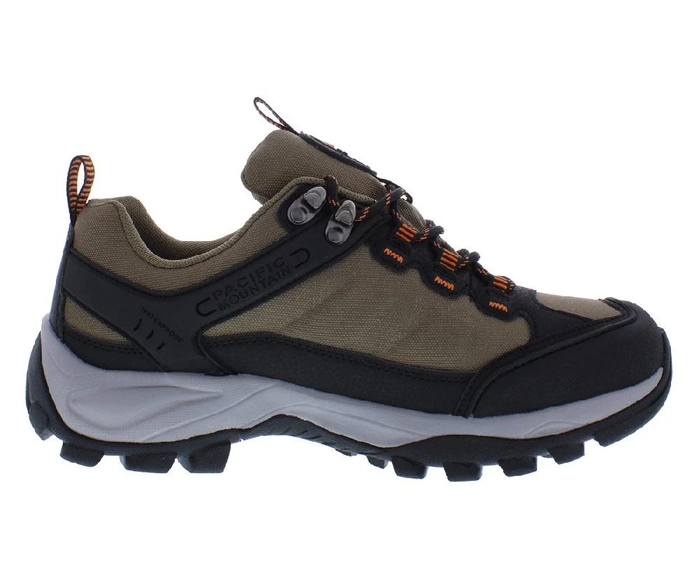 Pacific Mountain Men's Gunnison Low (Khaki/Orange/Black)