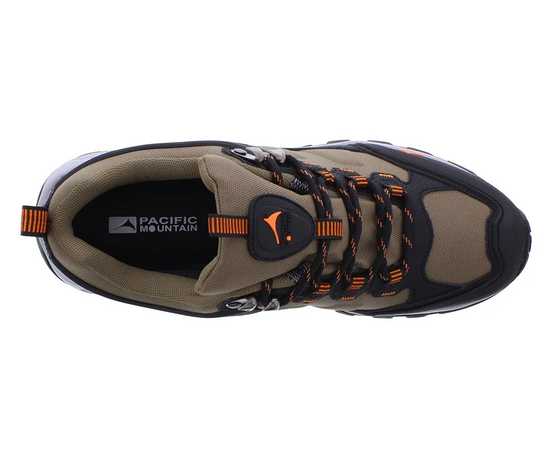 Pacific Mountain Men's Gunnison Low (Khaki/Orange/Black)