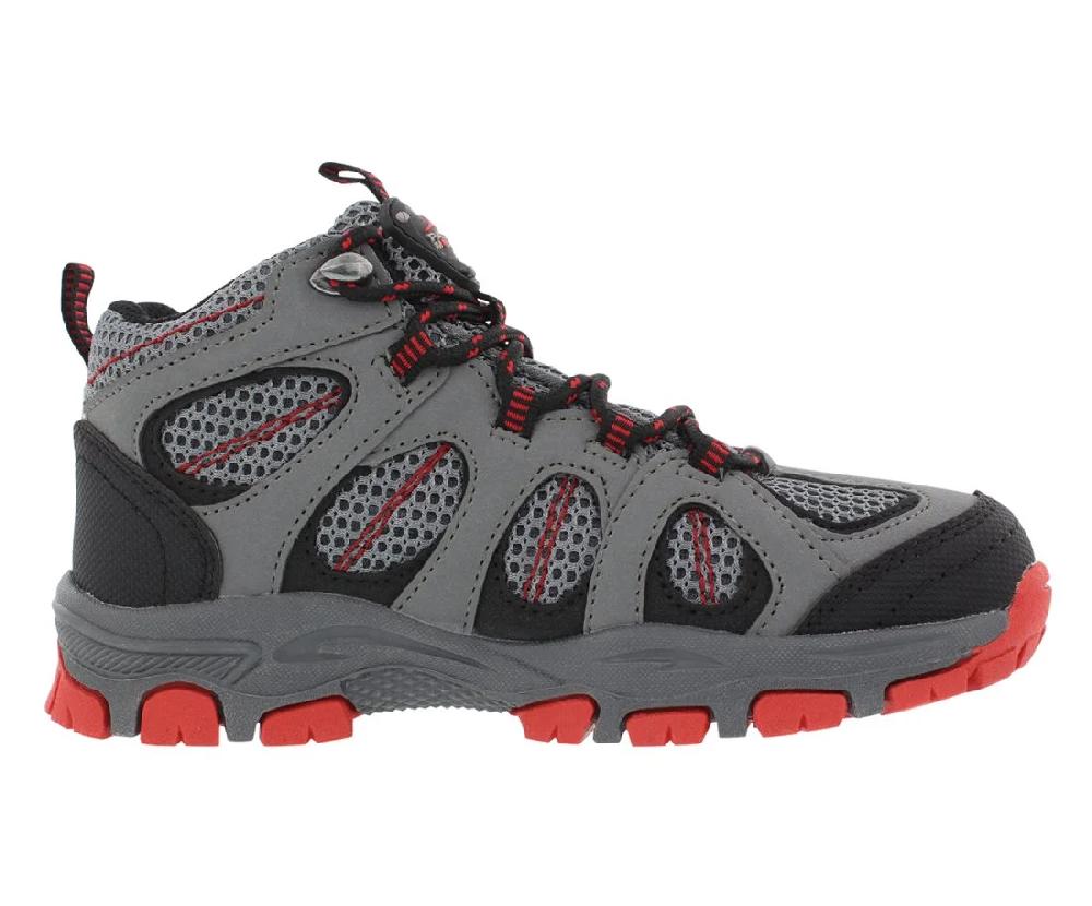 Pacific Mountain Kid's Cedar Mid (Charcoal/Red)