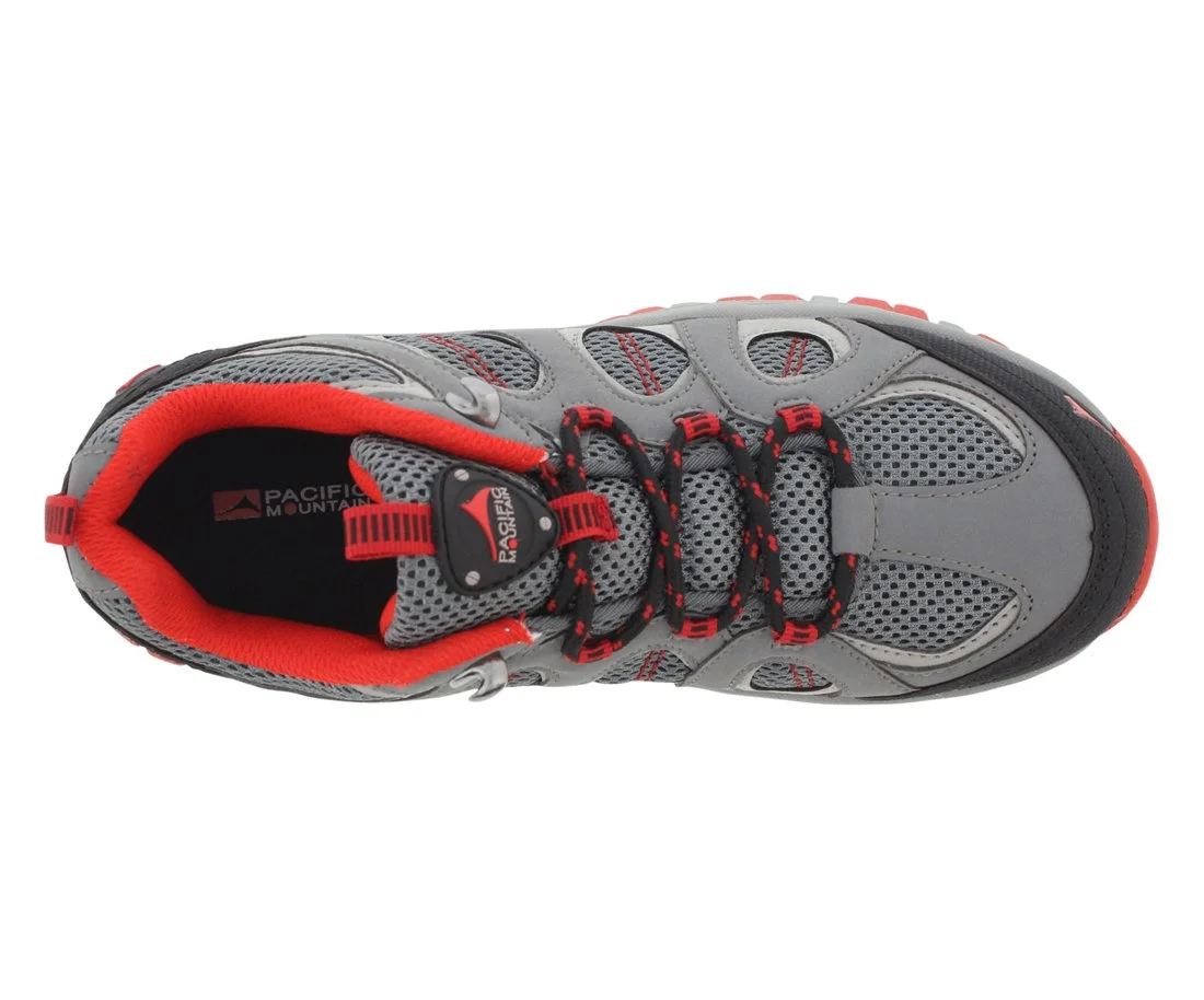 Pacific Mountain Kid's Crestone Low (Charcoal/Red)
