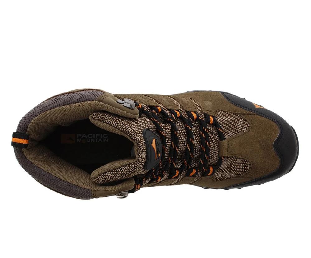 Pacific Mountain Men's Boulder Mid (Brown/Orange)