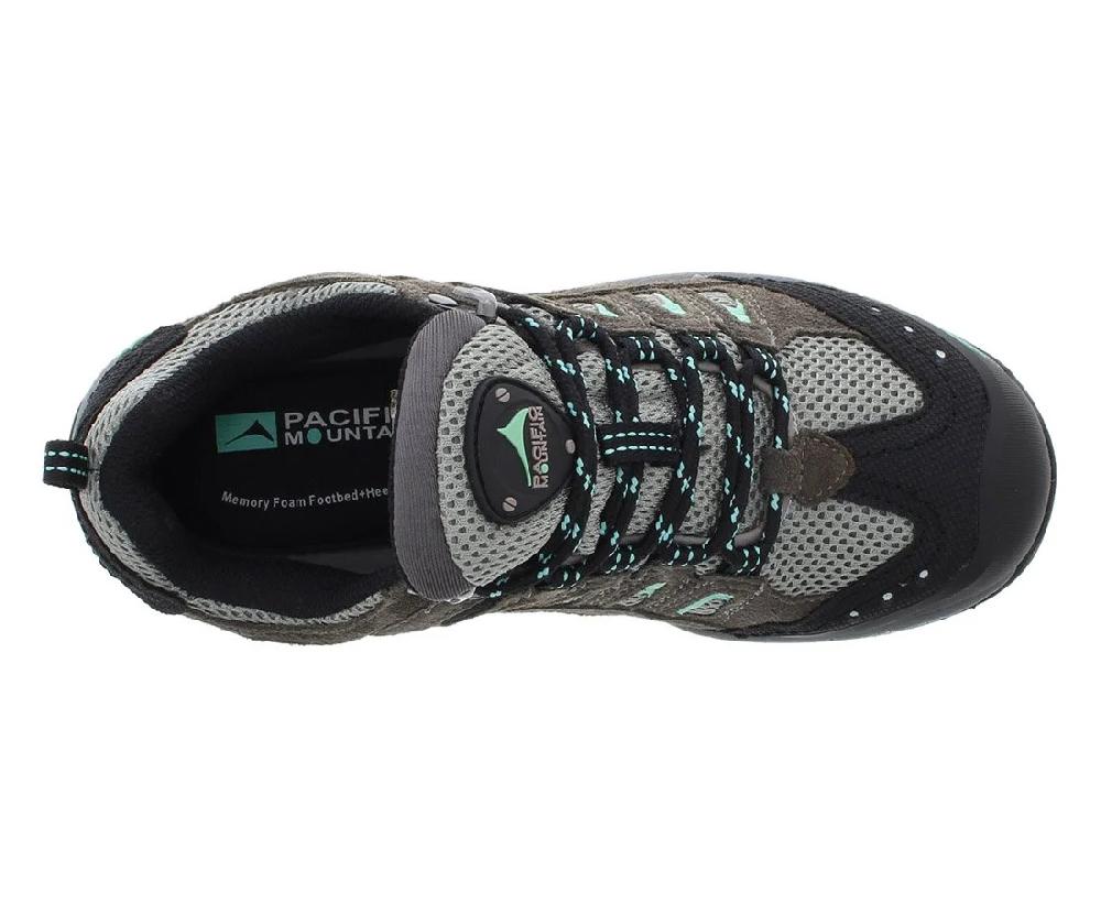 Pacific Mountain Women's Sanford Low (Charcoal/Mint)