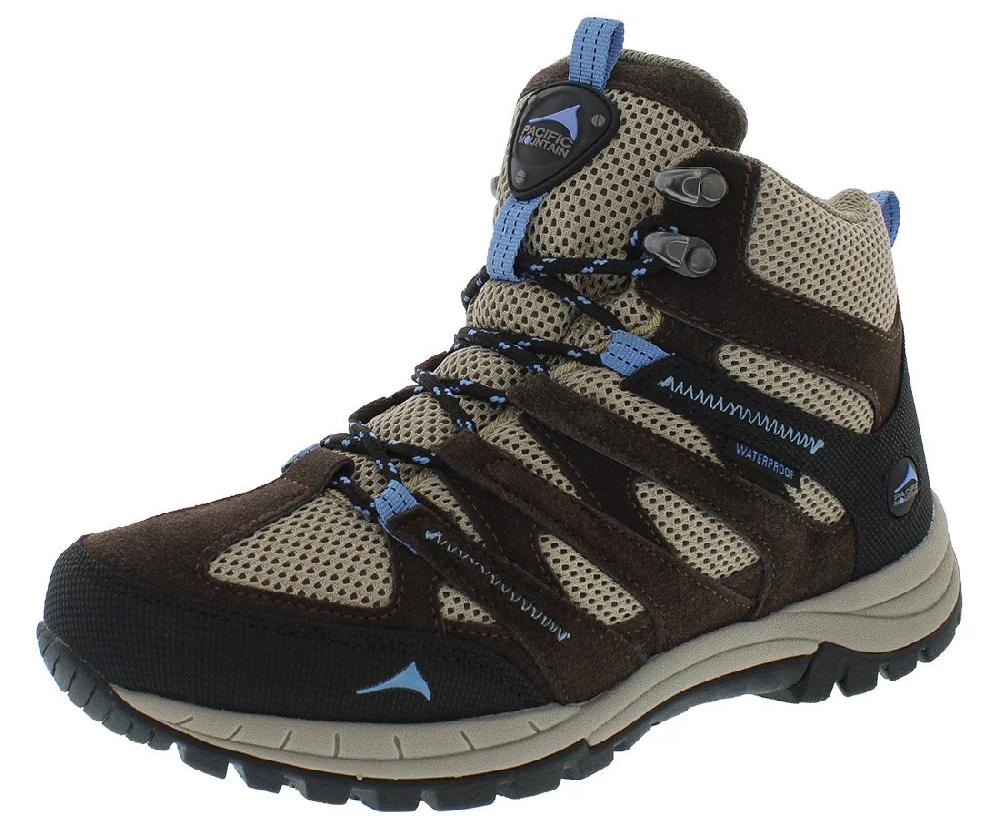 pacific mountain Women's Colorado Mid (Chocolate-Navia Blue)