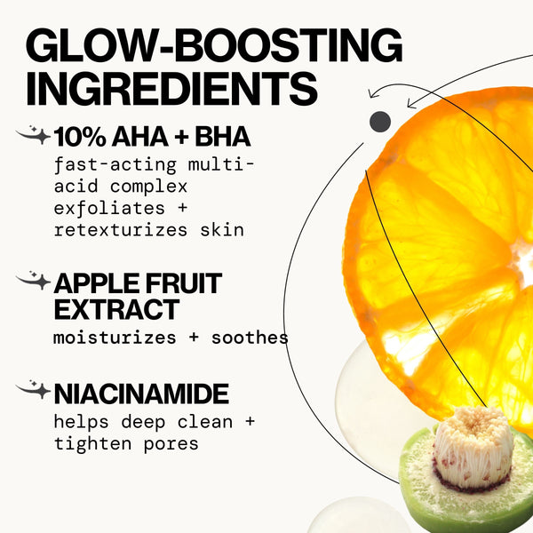 Pacifica Glow Baby Brightening Peel Pads 10% AHA + BHA