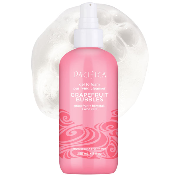 Pacifica Grapefruit Bubbles Gel To Foam Purifying Cleanser