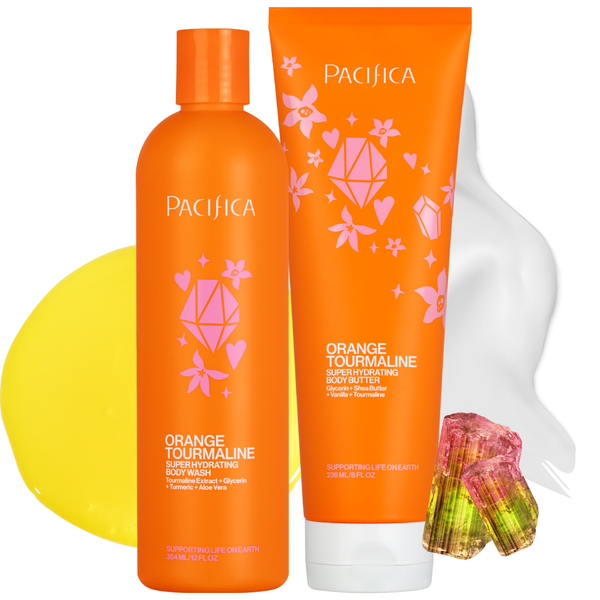 Pacifica Orange Tourmaline Super Hydrating Body Bundle