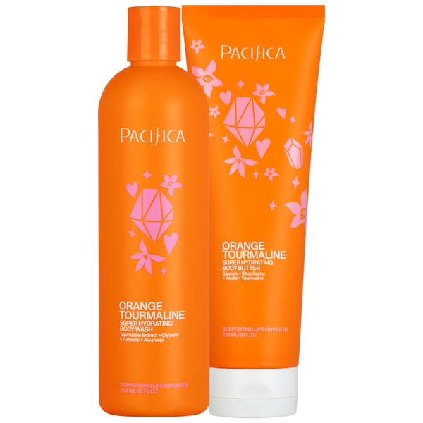 pacifica Orange Tourmaline Super Hydrating Body Bundle