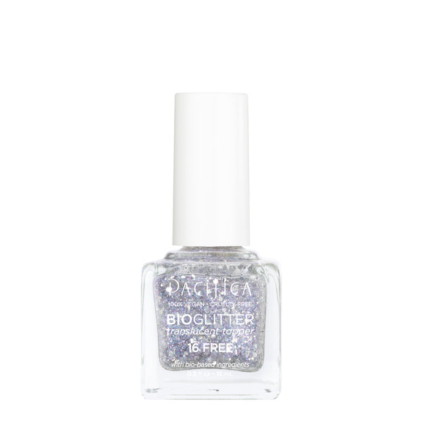 Pacifica Bio Glitter Translucent Nail Toppers