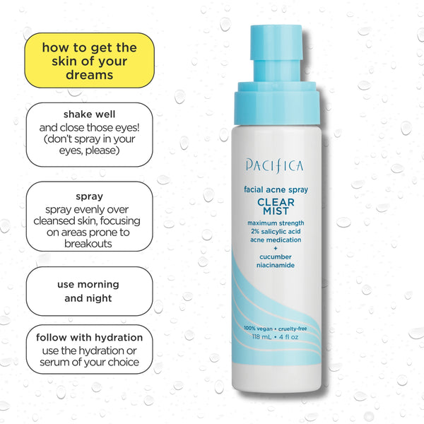 Pacifica Clear Mist Facial Acne Spray