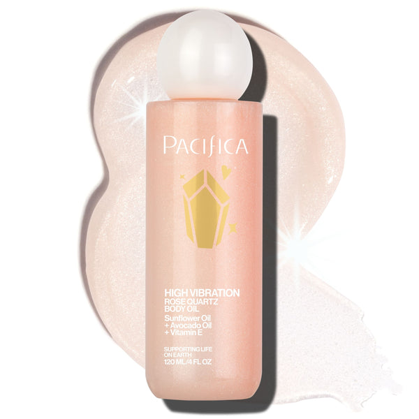 Pacifica High Vibration Rose Quartz Body Oil