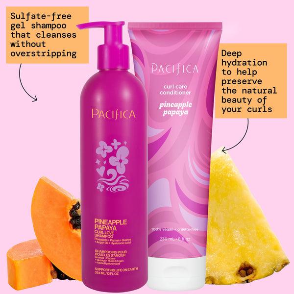 Pacifica Pineapple Papaya Curl Care Bundle