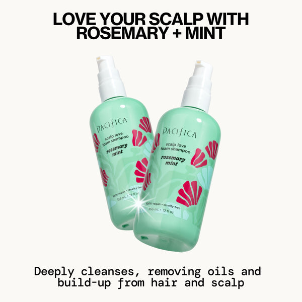 Pacifica Rosemary Mint Scalp Love Foam Shampoo