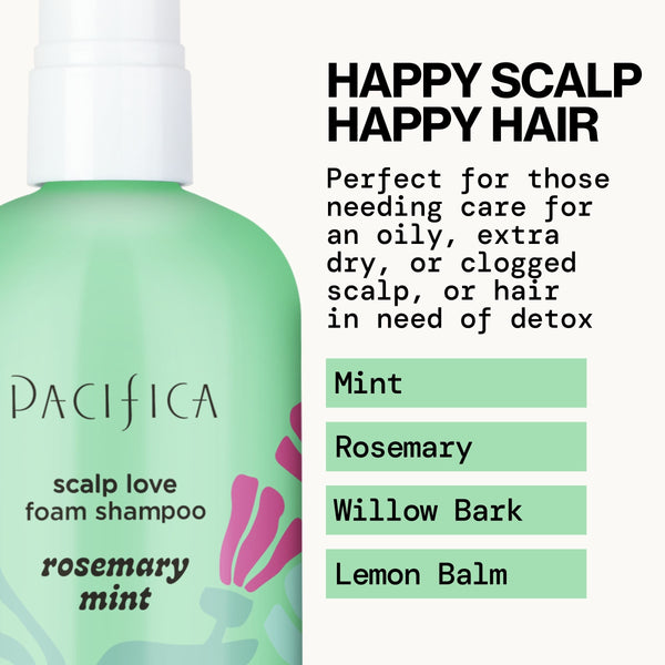 Pacifica Rosemary Mint Scalp Love Foam Shampoo
