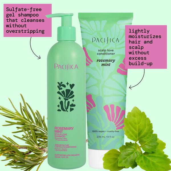 Pacifica Scalp Love Rosemary Mint Haircare Bundle