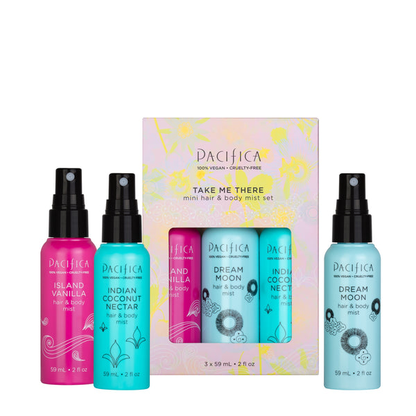 Pacifica Take Me There Hair & Body Mist Set