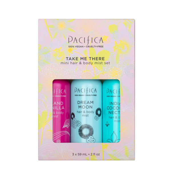 pacifica Take Me There Hair & Body Mist Set