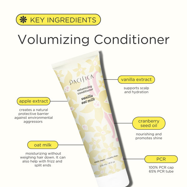 Pacifica Vanilla Oat Milk Volumizing Conditioner