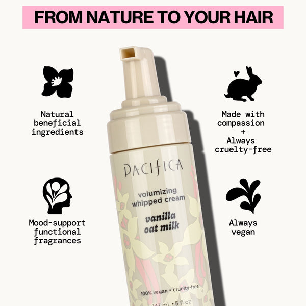 Pacifica Vanilla Oat Milk Volumizing Mousse