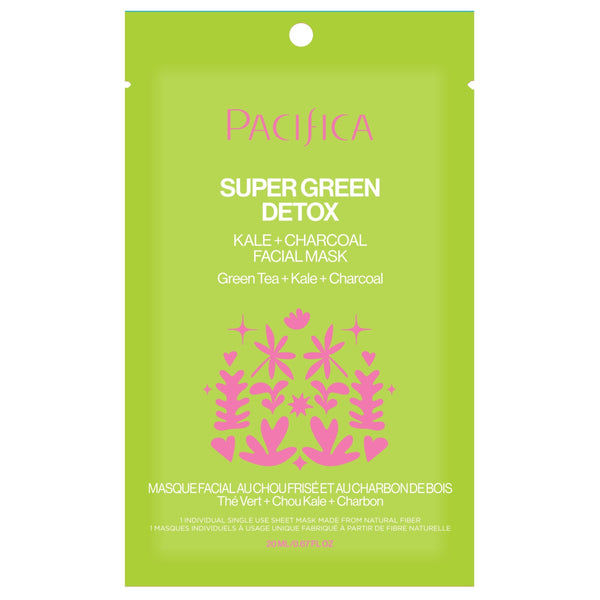 pacifica Super Green Detox Kale & Charcoal Detox Facial Mask