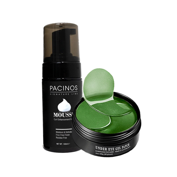 Pacinos Curl Enhancing Mousse + Under Eye Gel Patches