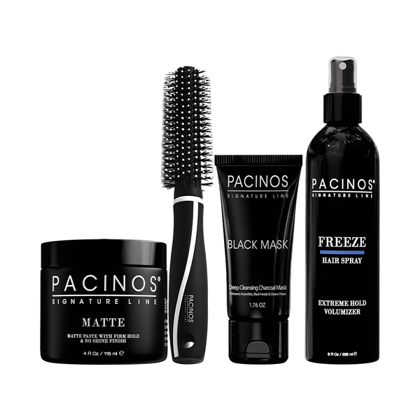 pacinos Matte + Black Mask + Ball Tip Brush + Freeze Bundle