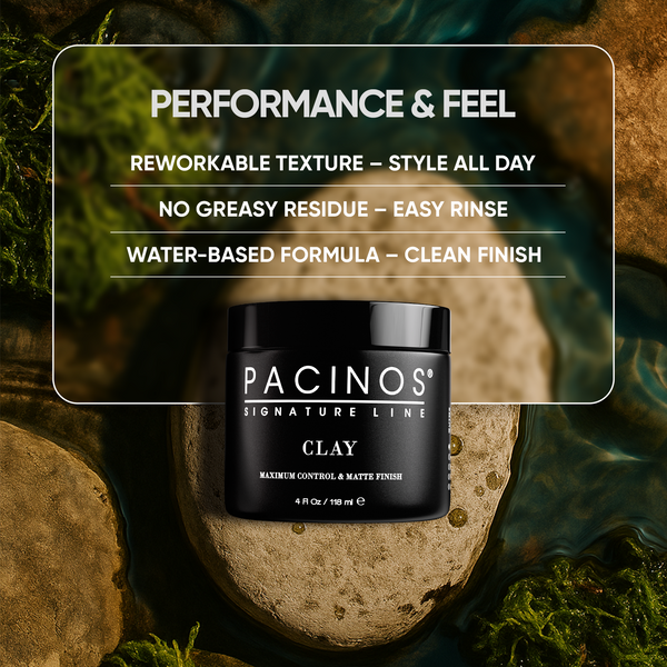 Pacinos Clay - Maximum Control & Natural Finish
