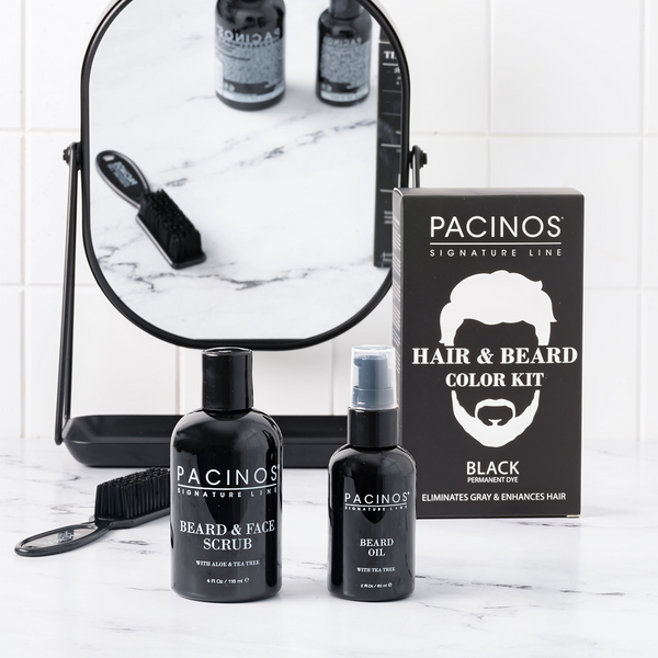 Pacinos Hair & Beard Color Kit - Black