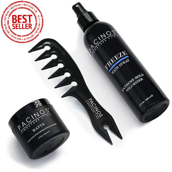 Pacinos Matte + Freeze + Wide Tooth Comb