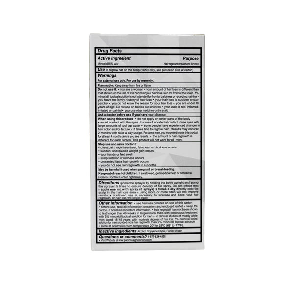 Pacinos Minoxidil 5% With Pump Sprayer