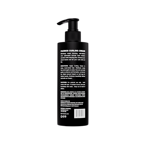 Pacinos Shiny And Bouncy Curls - Pacinos Curling Cream: Lightweight Hold Frizz Control And Enhanced Definition For Radiant Curls