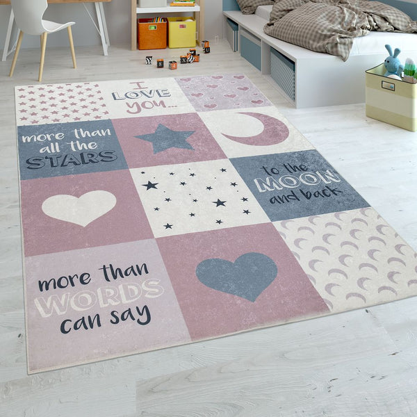 paco home ALEYNA 101 PINK Rugs