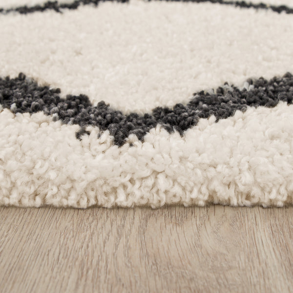 Paco Home AREZZO 681 WHITE-ANTHRACITE Rugs