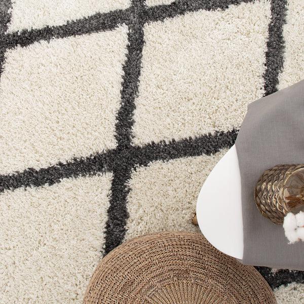 Paco Home AREZZO 681 WHITE-ANTHRACITE Rugs