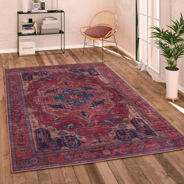 paco home BORDEAUX 241 RED Rugs