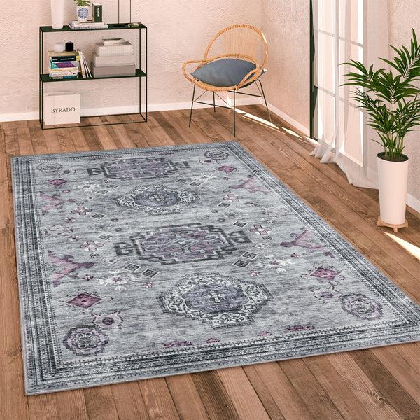 paco home BORDEAUX 244 GREY Rugs