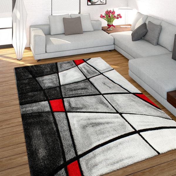 paco home BRILLIANCE 659 GREY-RED Rugs
