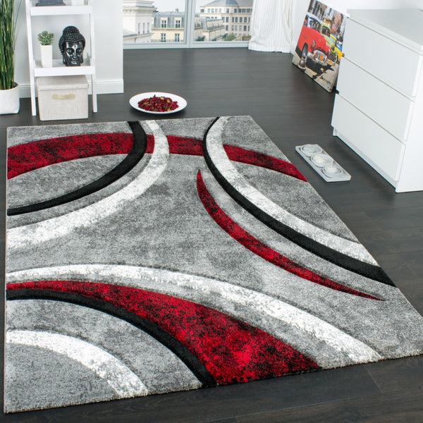 paco home BRILLIANCE 758 GREY-RED Rugs