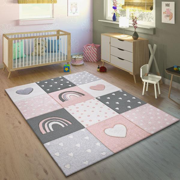 paco home COSMO 349 PINK Rugs
