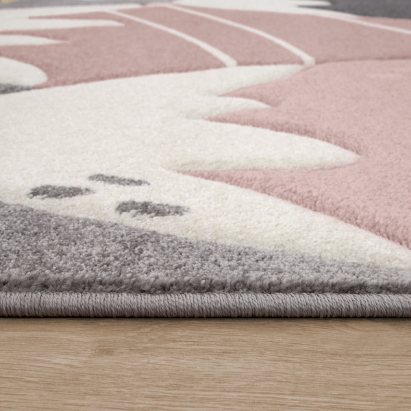 Paco Home COSMO 707 GREY-PINK Rugs