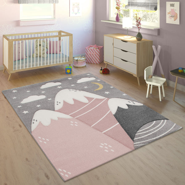 paco home COSMO 707 GREY-PINK Rugs
