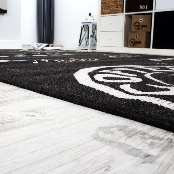 Paco Home COUNTRY 668 ANTHRACITE Rugs