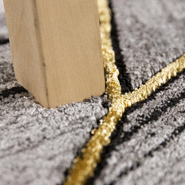 Paco Home CRAFT DELUXE 663 GREY-GOLD Rugs