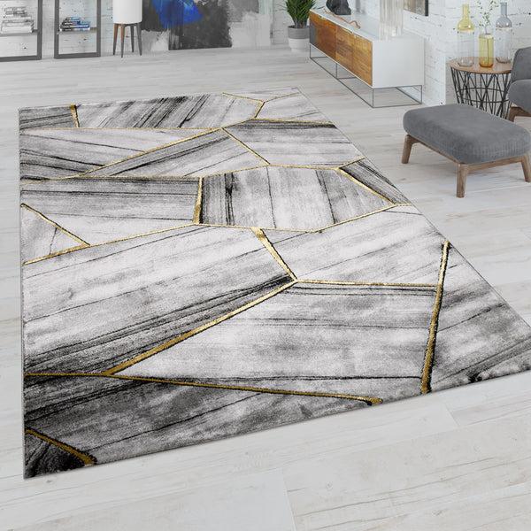 paco home CRAFT DELUXE 663 GREY-GOLD Rugs